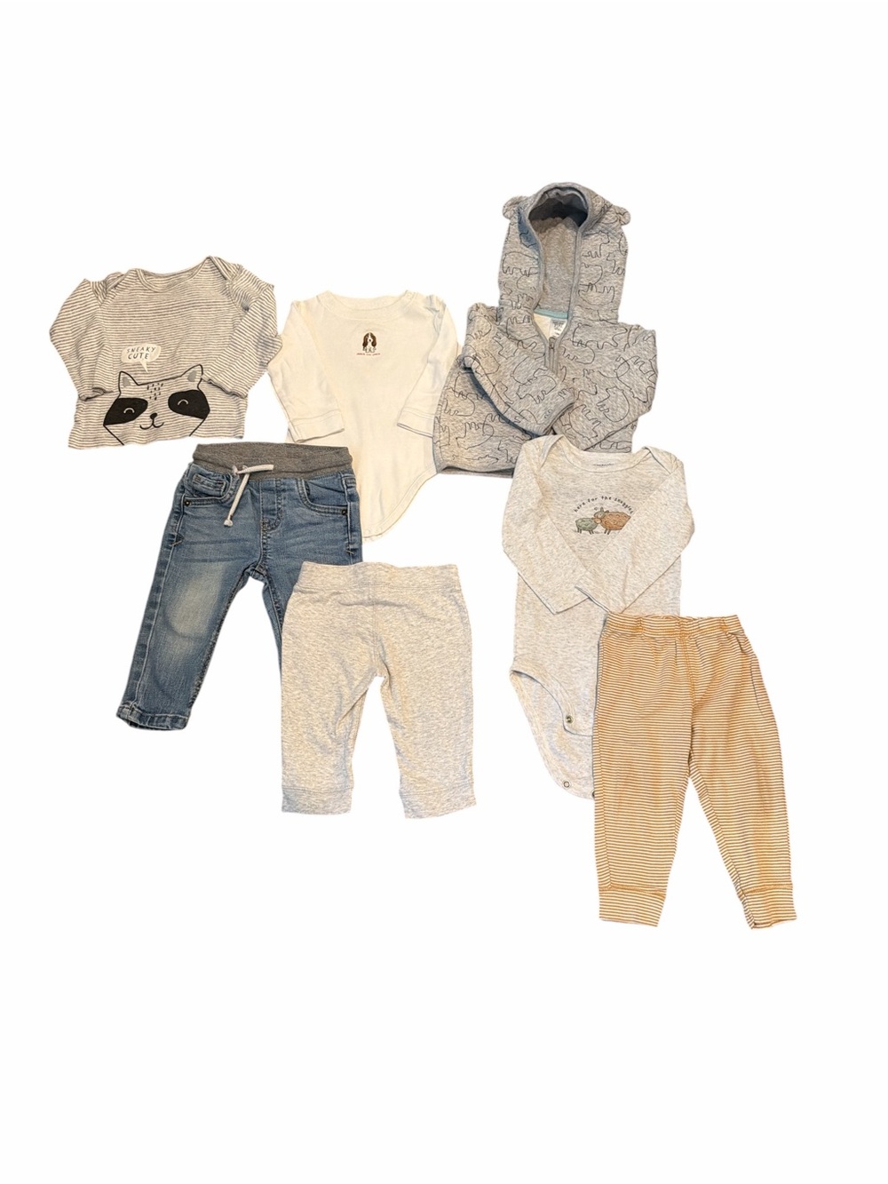 12M Baby Boy Fall & Winter Bundle | Janie & Jack, Carter’s & Cat & Jack | 7 Pcs